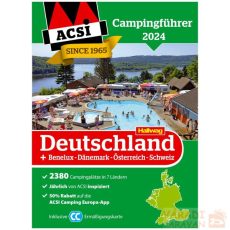 ACSI kempingútmutató Németország, Ausztria, Svájc, Benelux államok + 2024 kedvezménykártya