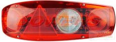 Caraluna II Plus, piros lakókocsi lámpa