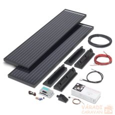 Két paneles MT MC Black Line szolár rendszer család